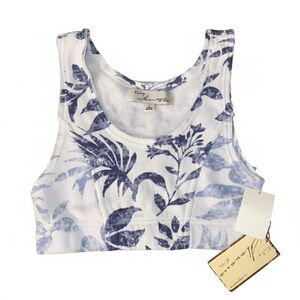 140 | Vintage Havana Floral Tank Crop NWT Size Small